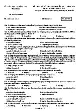 Đề thi thử Tốt nghiệp THPT môn Giáo dục công dân - Mã đề 413 - Năm học 2020-2021 - Sở giáo dục và đào tạo Bắc Ninh (Có đáp án)